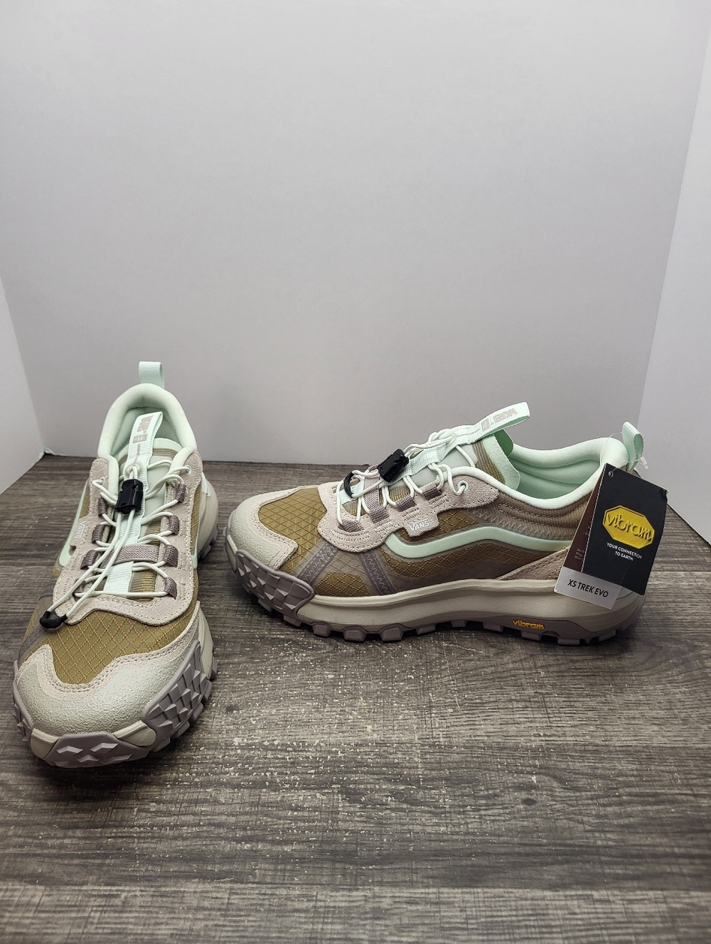 VANS MTE XS TREK EVO GREEN HIKING SHOES VIBRAM WOMEN'S 6.5 MEN 5 NEW